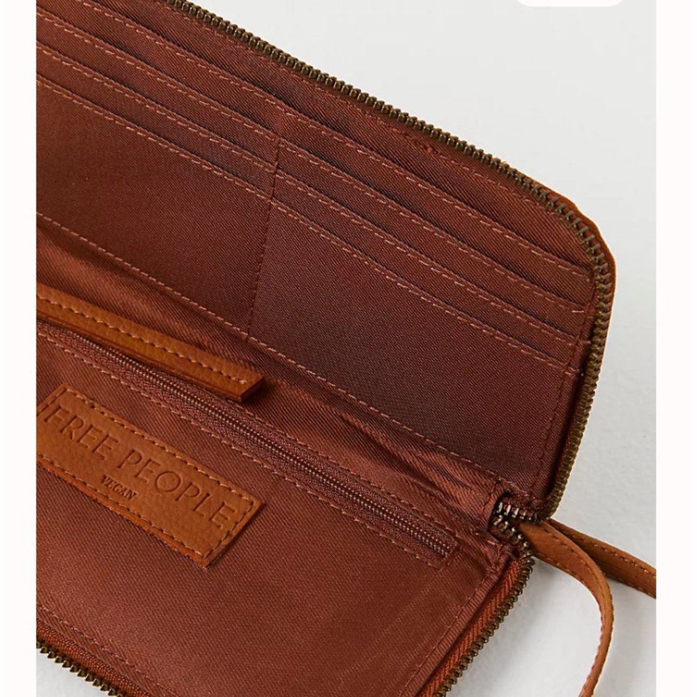 NEW Free People Distressed Vegan Wallet - Picture 6 of 8